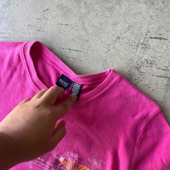 Basic Editions y2k Butterfly Fairycore top tee Womens Size L Large - Picture 2 of 2